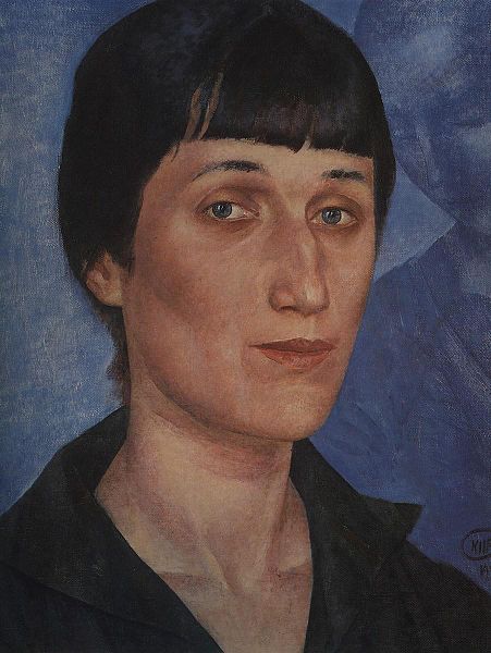 451px-Kuzma_Petrov-Vodkin._Portrait_of_Anna_Akhmatova._1922