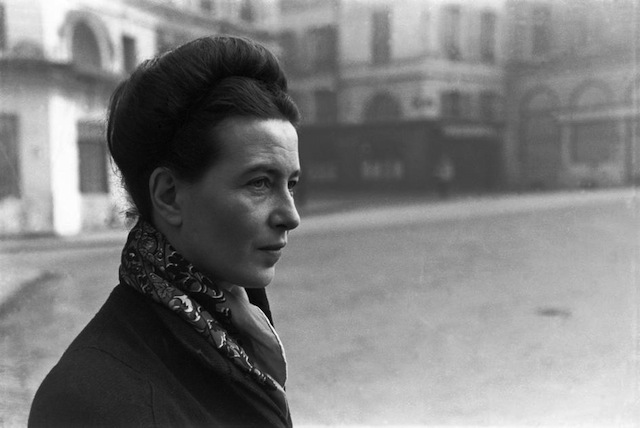 Simone de Beauvoir. Fotoğraf: Henri Cartier-Bresson, Paris, Fransa, 1945. © Henri Cartier-Bresson/Magnum Photos