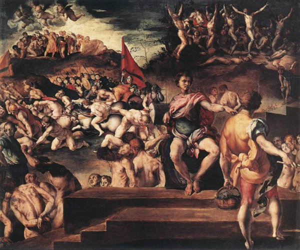 Jacopo Da Pontormo - Martyrdom of St Maurice and the Theban Legion (1531)
