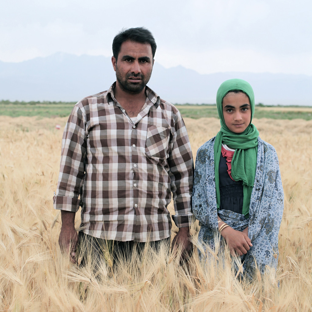 Zahra's father is a farm worker. "He works a lot. He works so much," she said.