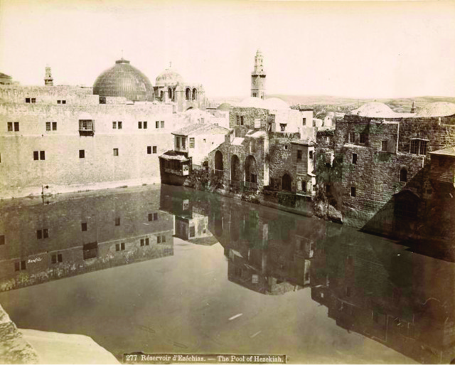 Fotoğraf: Felix Bonfils, Hezekiah Havuzu, 1894